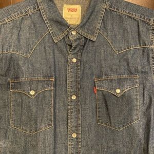 Men’s Levi’s Denim Button Up Long Sleeve Shirt
